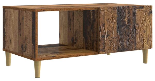 Dohányzóasztal Antik Fa 90 x 50 x 40 cm Szerelt Fa