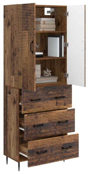 Szekrény szett 2 pcs Antik Fa 66 x 34,5 x 90 cm Szerelt Fa