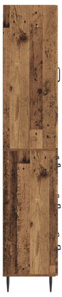 Szekrény szett 2 pcs Antik Fa 66 x 34,5 x 90 cm Szerelt Fa