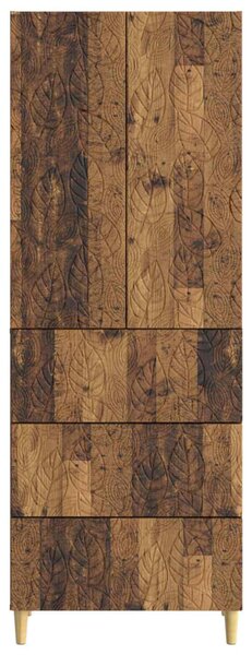 Szekrény szett 2 pcs Antik Fa 66 x 34,5 x 90 cm Szerelt Fa