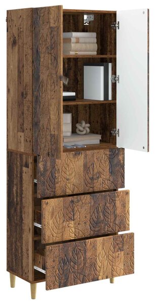 Szekrény szett 2 pcs Antik Fa 66 x 34,5 x 90 cm Szerelt Fa