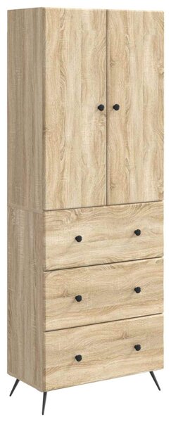 Szekrény szett 2 pcs Sonoma Tölgy 66 x 34,5 x 90 cm Szerelt Fa