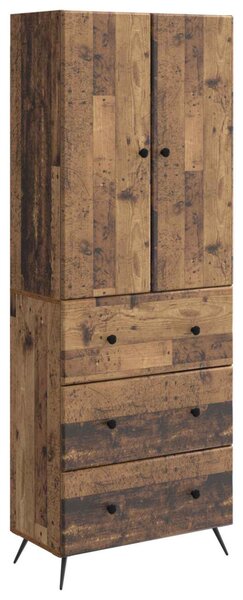 Szekrény szett 2 pcs Antik Fa 66 x 34,5 x 90 cm Szerelt Fa
