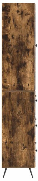 Szekrény szett 2 pcs Füstös Tölgy 66 x 34,5 x 90 cm Szerelt Fa