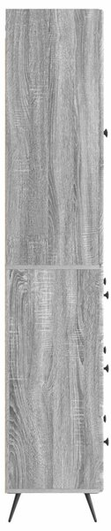 Szekrény szett 2 pcs Szürke Sonoma 66 x 34,5 x 90 cm Szerelt Fa