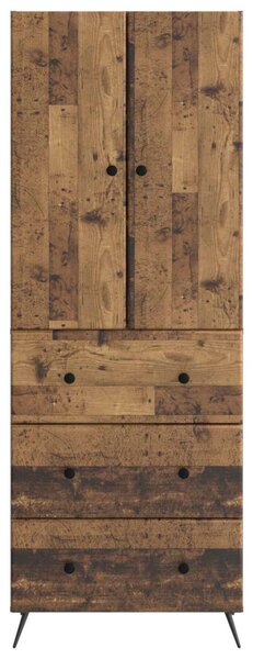 Szekrény szett 2 pcs Antik Fa 66 x 34,5 x 90 cm Szerelt Fa