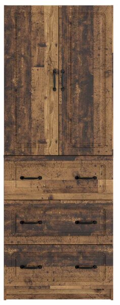 Szekrény szett 2 pcs Antik Fa 66 x 34,5 x 87 cm Szerelt Fa