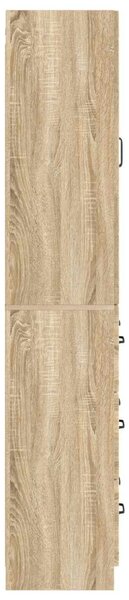 Szekrény szett 2 pcs Sonoma Tölgy 66 x 34,5 x 87 cm Szerelt Fa
