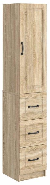 Szekrény szett 2 pcs Sonoma Tölgy 33 x 34,5 x 87 cm Szerelt Fa