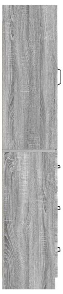 Szekrény szett 2 pcs Szürke Sonoma 33 x 34,5 x 87 cm Szerelt Fa