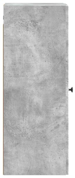 Fali szekrény Betonszürke 33 x 34,5 x 90 cm Szerelt Fa