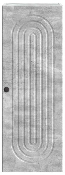 Fali szekrény Betonszürke 33 x 34,5 x 90 cm Szerelt Fa