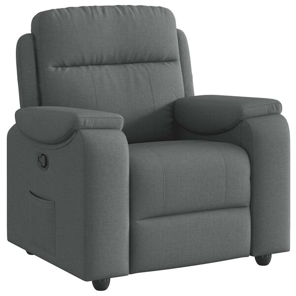 Sötétszürke szövet relaxfotel