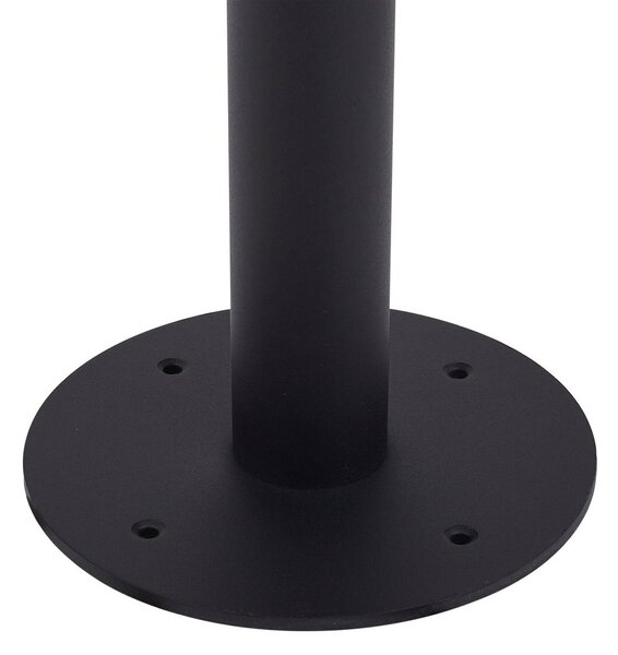 Lindby ösvény világítás Zayn, fekete, üveg, magasság 109 cm, IP65, dimmelhető, Fekete, Alumínium, Antik