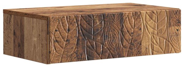 Fali oldaltábla Antik Fa 59 x 34,5 x 17 cm Szerelt Fa