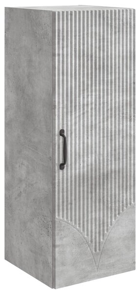 Fali szekrény Betonszürke 33 x 34,5 x 90 cm Szerelt Fa