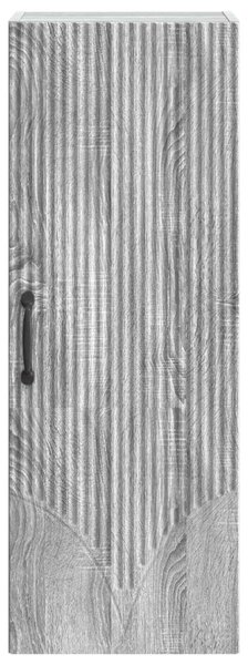 Fali szekrény Szürke Sonoma 33 x 34,5 x 90 cm Szerelt Fa