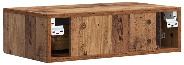 Fali oldaltábla Antik Fa 59 x 34,5 x 17 cm Szerelt Fa