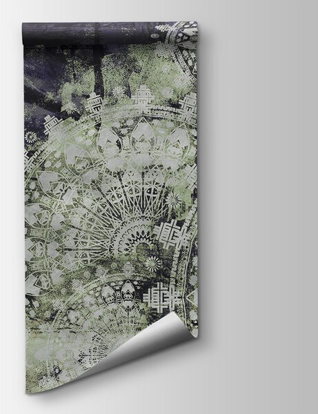 Fotótapéta Absztrakt minták tompa színekben, Designer fali fotótapéta, Népszerű fotótapéta, u93958v3 - Tapeko.hu