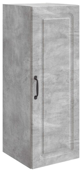 Fali szekrény Betonszürke 33 x 34,5 x 90 cm Szerelt Fa