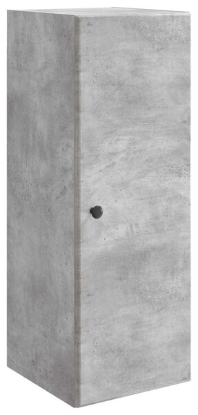 Fali szekrény Betonszürke 33 x 34,5 x 90 cm Szerelt Fa