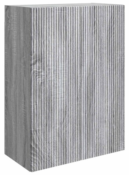 Fali szekrény Szürke Sonoma 66 x 34,5 x 90 cm Szerelt Fa