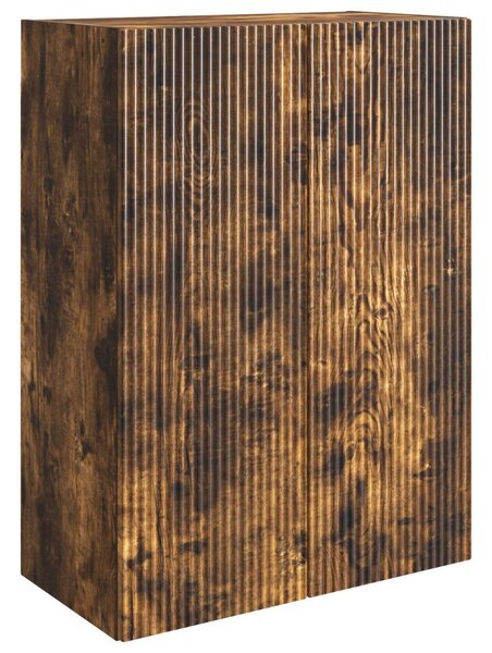 Fali szekrény Füstös Tölgy 66 x 34,5 x 90 cm Szerelt Fa
