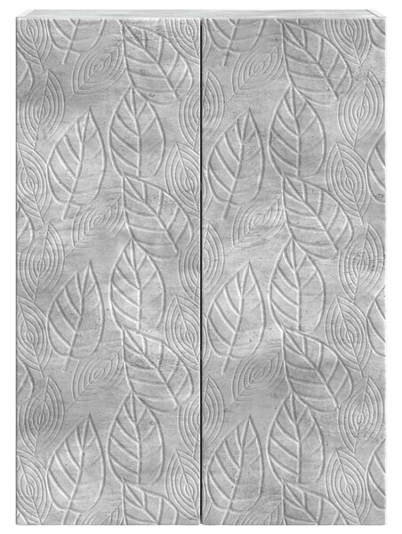 Fali szekrény Betonszürke 66 x 34,5 x 90 cm Szerelt Fa