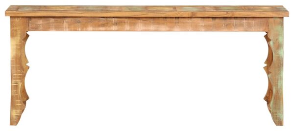 Tömör újrahasznosított fapad 110 x 35 x 45 cm