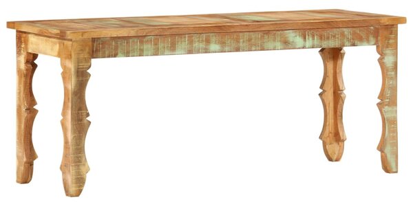 Tömör újrahasznosított fapad 110 x 35 x 45 cm