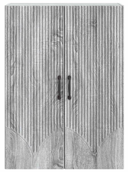 Fali szekrény Szürke Sonoma 66 x 34,5 x 90 cm Szerelt Fa