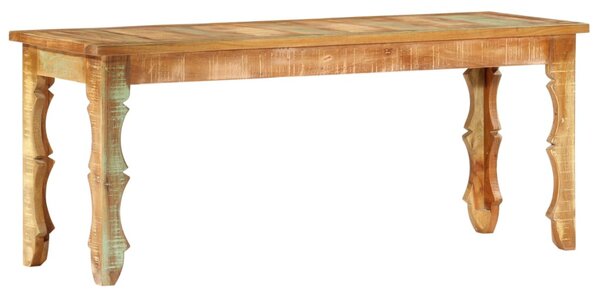 Tömör újrahasznosított fapad 110 x 35 x 45 cm
