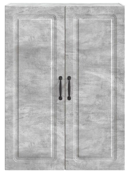 Fali szekrény Betonszürke 66 x 34,5 x 90 cm Szerelt Fa