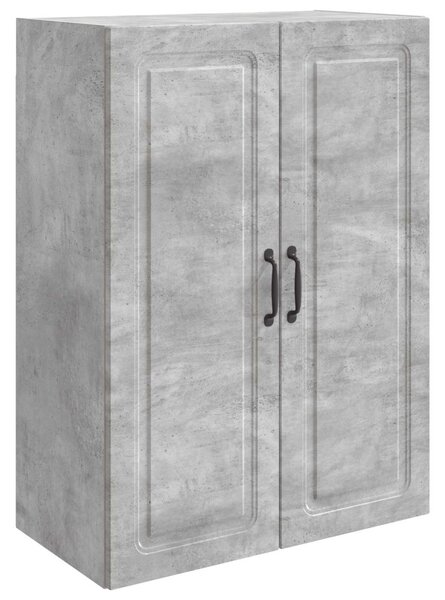 Fali szekrény Betonszürke 66 x 34,5 x 90 cm Szerelt Fa