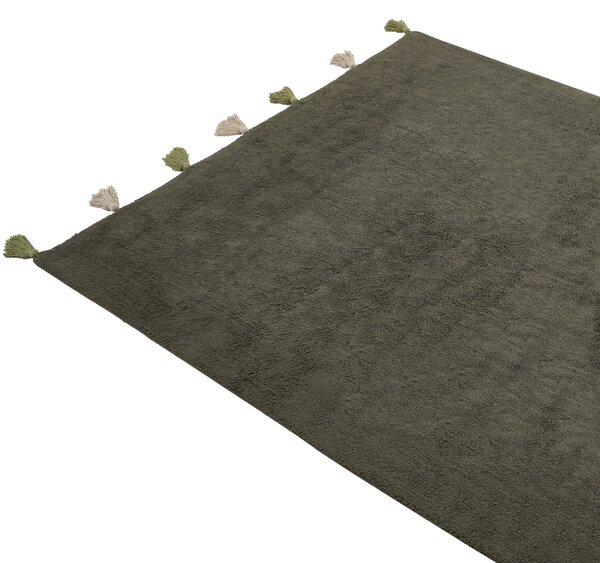 Gyerekszoba szőnyeg KODINHI Sötétzöld 140 x 200 cm Pamut