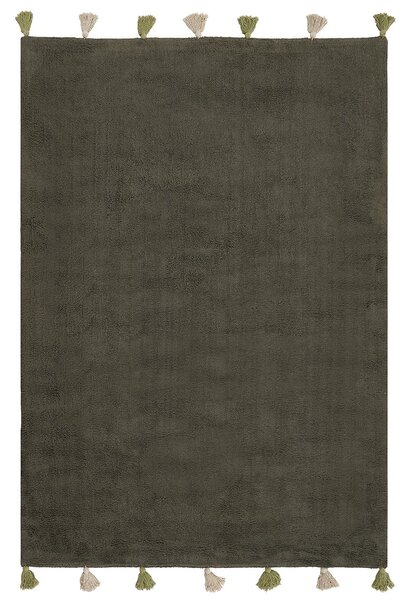 Gyerekszoba szőnyeg KODINHI Sötétzöld 140 x 200 cm Pamut