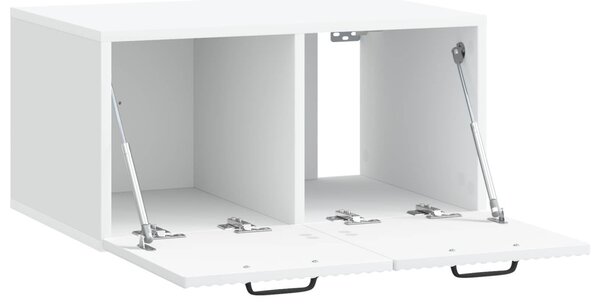 Fali TV szekrény Fehér 59,5 x 41 x 30 cm Szerelt Fa