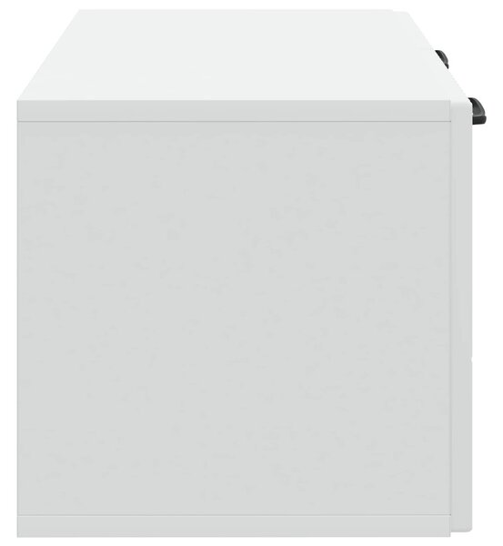 Fali TV szekrény Fehér 59,5 x 31 x 30 cm Szerelt Fa