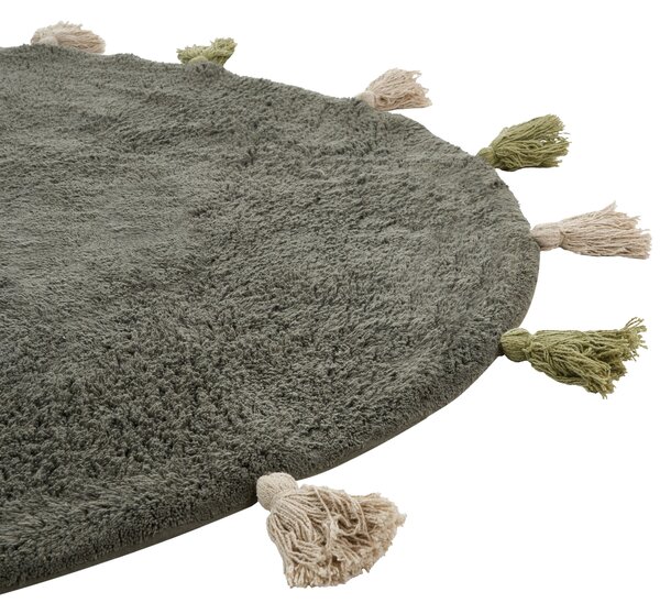 Gyerekszoba szőnyeg KODINHI Sötétzöld ø 120 cm Pamut