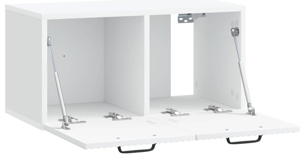 Fali TV szekrény Fehér 59,5 x 31 x 30 cm Szerelt Fa