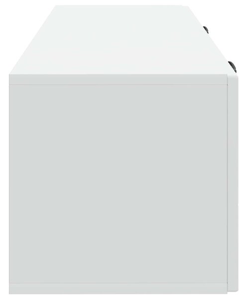 Fali TV szekrény Fehér 98 x 31 x 30 cm Szerelt Fa