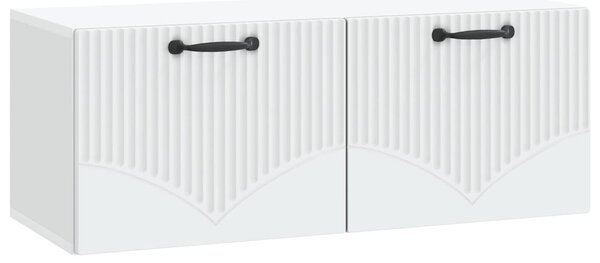 Fali TV szekrény Fehér 78,5 x 31 x 30 cm Szerelt Fa