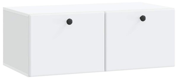 Fali TV szekrény 78,5 x 41 x 30 cm Fehér Szerelt Fa