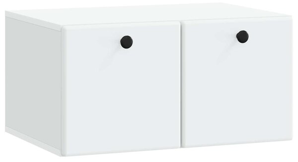 Fali TV szekrény 59,5 x 41 x 30 cm Fehér Szerelt Fa