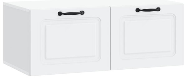 Fali TV szekrény Fehér 78,5 x 41 x 30 cm Szerelt Fa