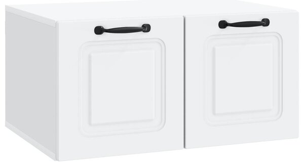 Fali TV szekrény Fehér 59,5 x 41 x 30 cm Szerelt Fa