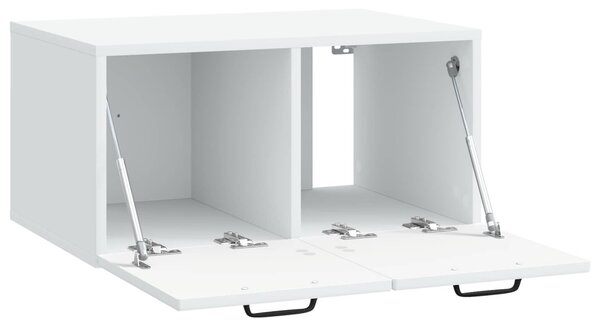 Fali TV szekrény Fehér 59,5 x 41 x 30 cm Szerelt Fa