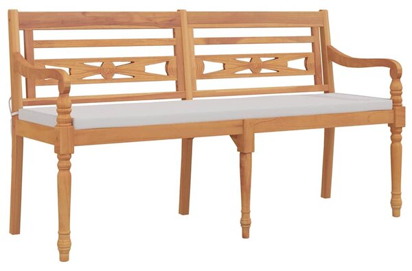 Tömör tíkfa batavia pad párnával 150 cm