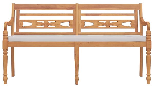 Tömör tíkfa batavia pad párnával 150 cm