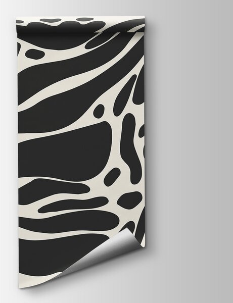 Fotótapéta Fekete-fehér minta, Designer fali fotótapéta, Népszerű fotótapéta, w01623 - Tapeko.hu